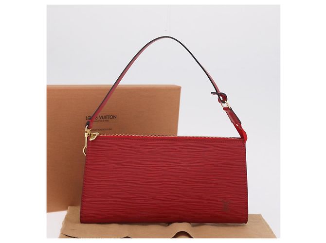 LOUIS VUITTON Epi Pochette Accessoires Accessory Pouch Red M52947 - vista 12