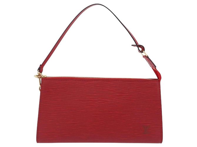 LOUIS VUITTON Epi Pochette Accessoires Accessory Pouch Red M52947 - vista 13