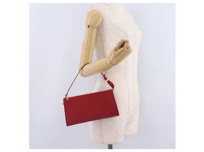 LOUIS VUITTON Epi Pochette Accessoires Accessory Pouch Red M52947 - vista 21