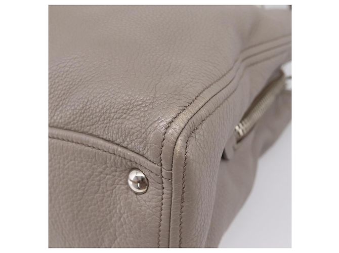 Miu Miu Hand Bag Leather 2way Gray Silver - vista 19