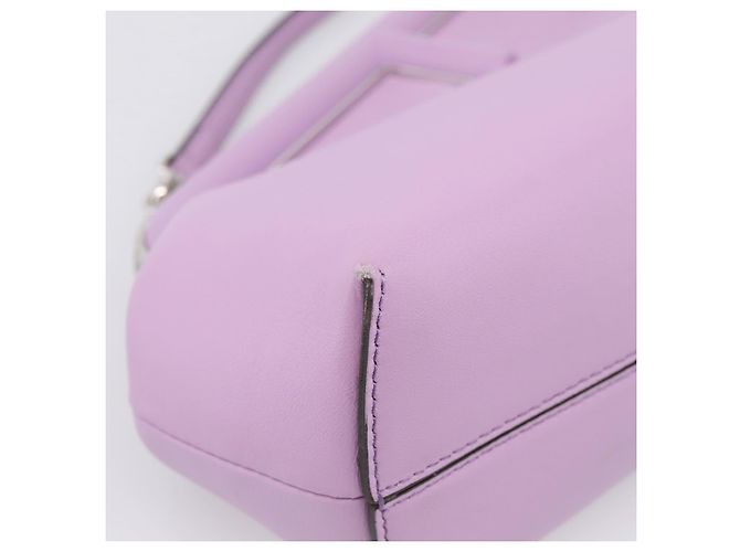 FENDI First Small Bag Shoulder Bag Leather Purple Silver 8BP129 - vista 16