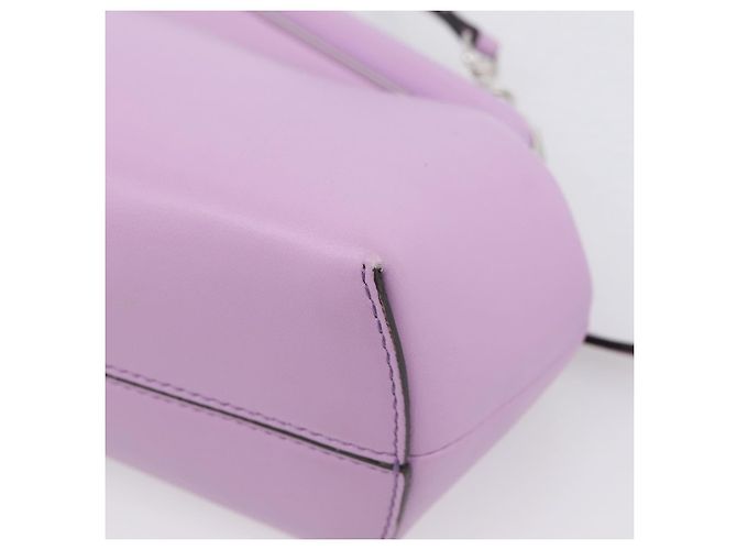 FENDI First Small Bag Shoulder Bag Leather Purple Silver 8BP129 - vista 17