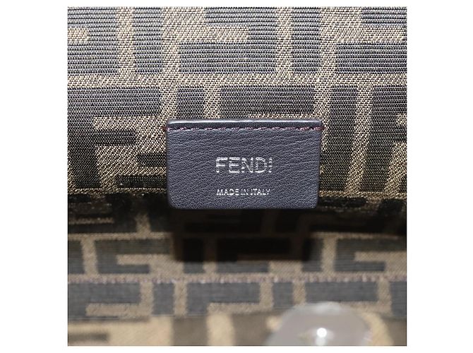 FENDI First Small Bag Shoulder Bag Leather Purple Silver 8BP129 - vista 21