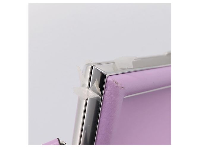 FENDI First Small Bag Shoulder Bag Leather Purple Silver 8BP129 - vista 8