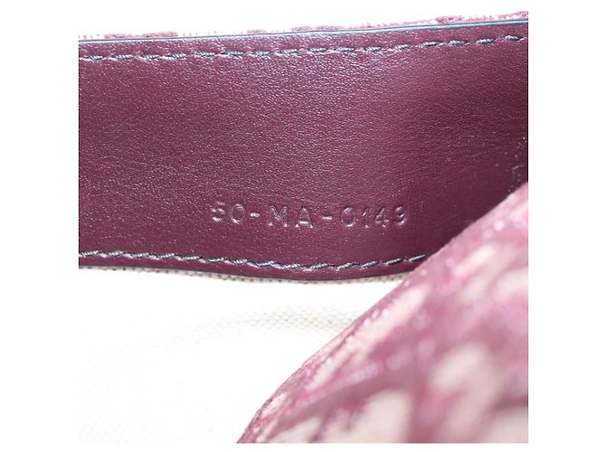 Christian Dior Trotter Canvas Saddle Waist bag Red Gold - vista 11