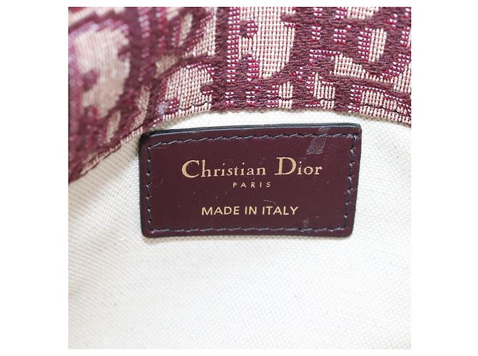 Christian Dior Trotter Canvas Saddle Waist bag Red Gold - vista 21