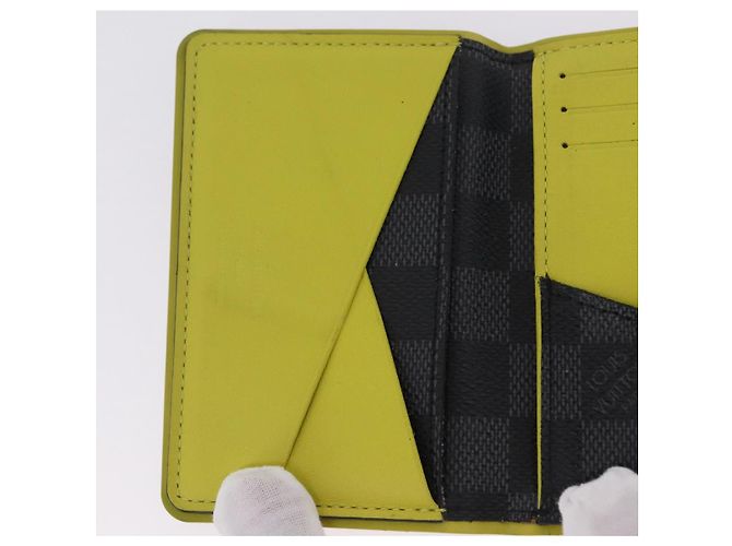 LOUIS VUITTON Damier Graphite Organizer De Poch Card Case N63255 LV - vista 17