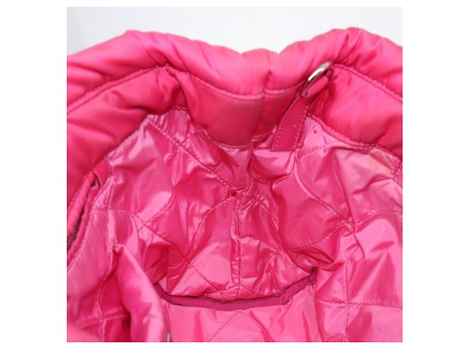 PRADA Handtasche Nylon Rosa Silber - Ansicht 21