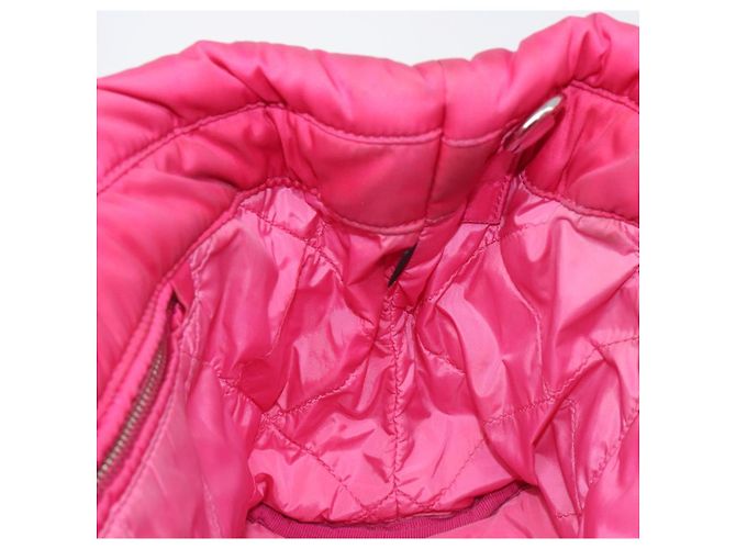 PRADA Handtasche Nylon Rosa Silber - Ansicht 22