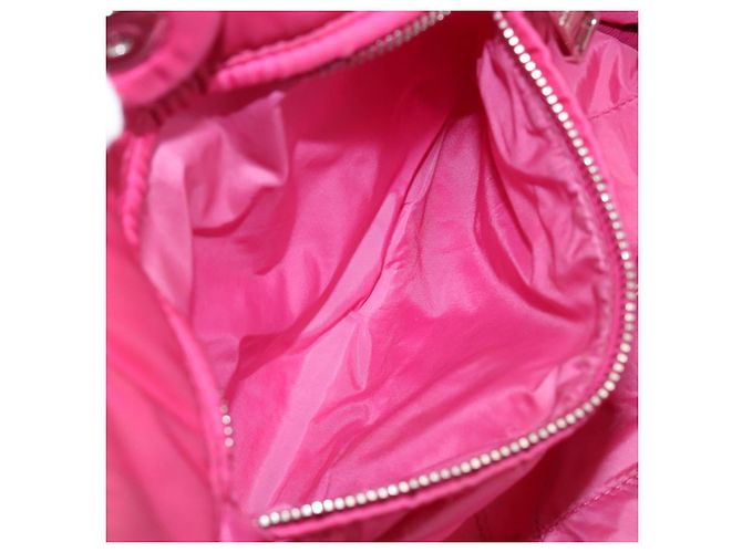 PRADA Handtasche Nylon Rosa Silber - Ansicht 24