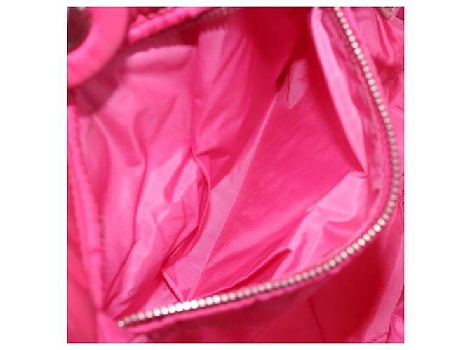 PRADA Handtasche Nylon Rosa Silber - Ansicht 25