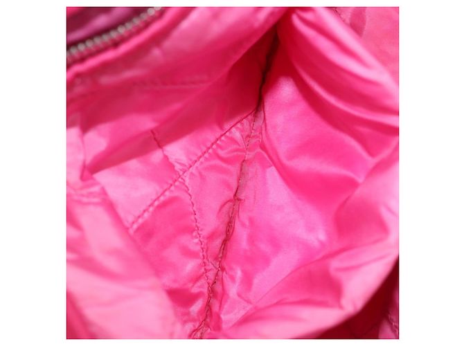 PRADA Handtasche Nylon Rosa Silber - Ansicht 26