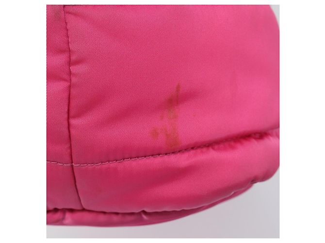 PRADA Handtasche Nylon Rosa Silber - Ansicht 5