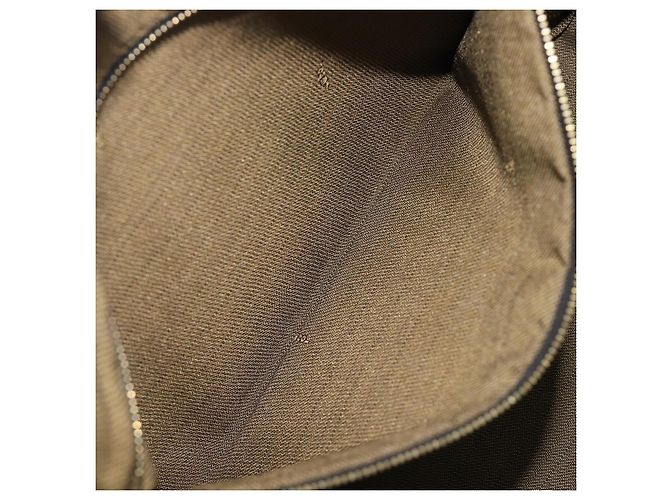 FENDI Zucca Canvas Vanity Cosmetic Pouch Brown Gold Tone - vista 24