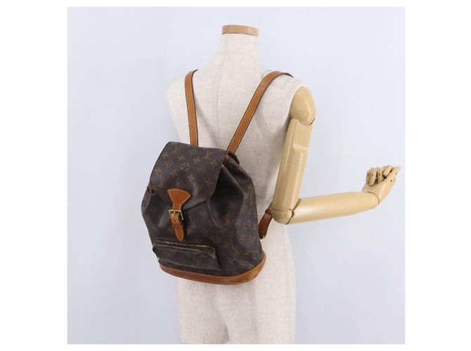 LOUIS VUITTON Monogram Montsouris MM Backpack M51136 LV - vista 30