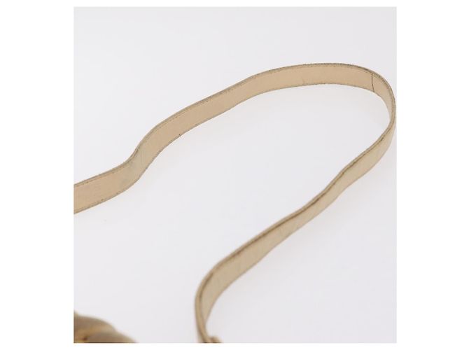 Miu Miu Hand Bag Leather 2way Beige Gold - vista 16
