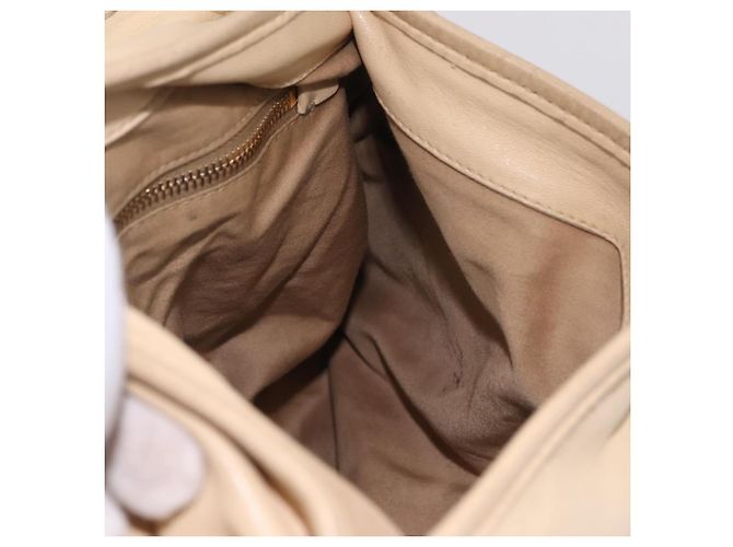 Miu Miu Hand Bag Leather 2way Beige Gold - vista 28