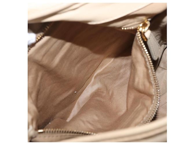 Miu Miu Hand Bag Leather 2way Beige Gold - vista 31
