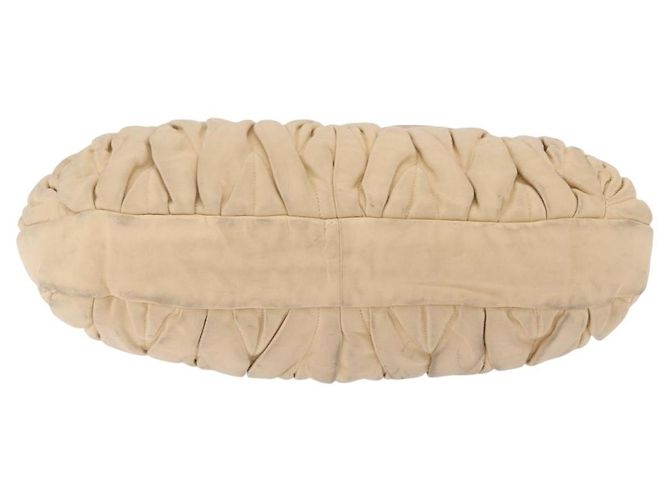 Miu Miu Hand Bag Leather 2way Beige Gold - vista 5