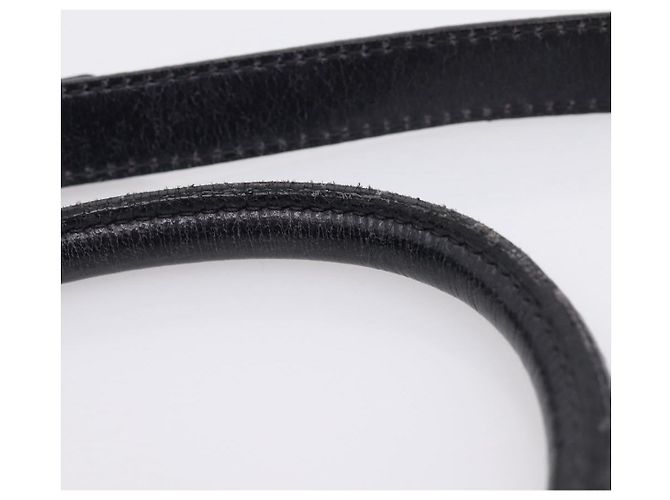 Miu Miu Matelasse Hand Bag Leather 2way Black Silver - vista 8