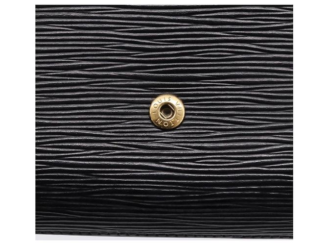 LOUIS VUITTON Epi Art Deco Clutch Bag Black M52632 LV - vista 17