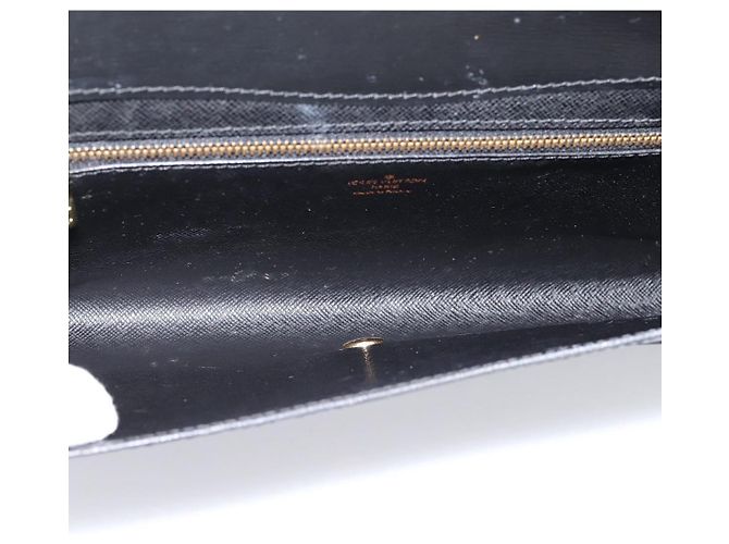 LOUIS VUITTON Epi Art Deco Clutch Bag Black M52632 LV - vista 8