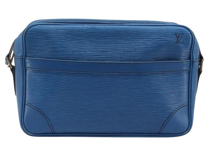 LOUIS VUITTON Epi Trocadero 27 Shoulder Bag Blue M52315 LV - vista 13