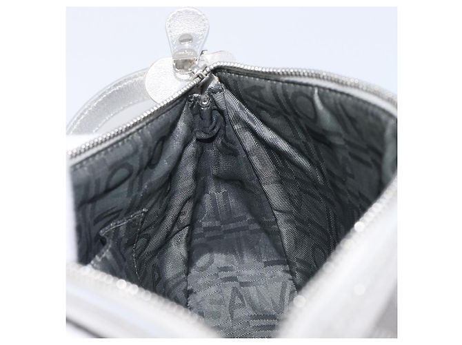 Salvatore Ferragamo Gancini Hand Bag Leather Silver - vista 22