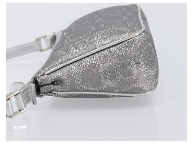 Salvatore Ferragamo Gancini Hand Bag Leather Silver - vista 4
