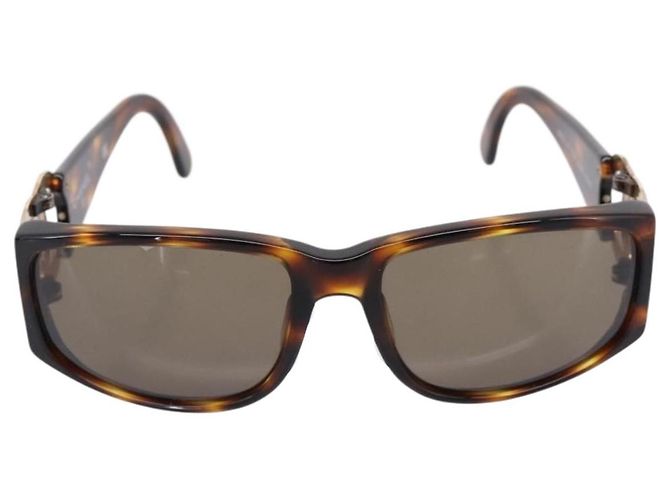 CHANEL Sunglasses plastic Brown CC - vista 13