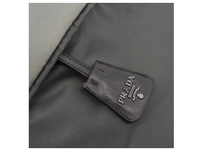 PRADA Bolso reversible de nylon 2way Gris Plata - vista 22