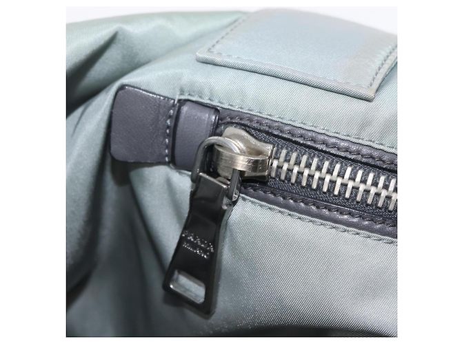 PRADA Bolso reversible de nylon 2way Gris Plata - vista 26
