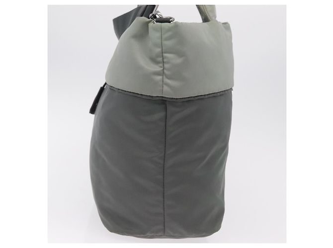 PRADA Bolso reversible de nylon 2way Gris Plata - vista 3