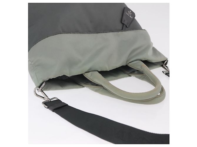 PRADA Bolso reversible de nylon 2way Gris Plata - vista 6