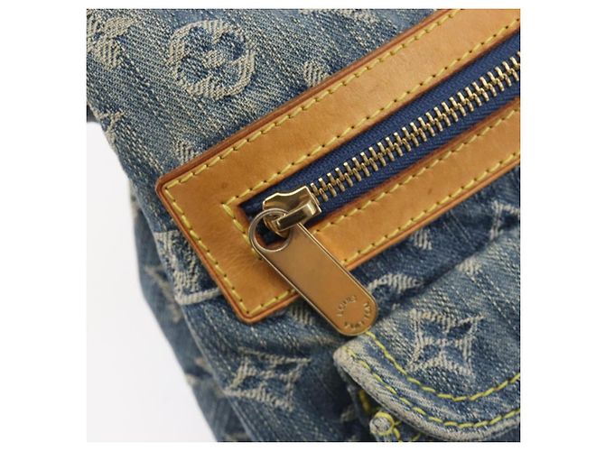 LOUIS VUITTON Monogram Denim Buggy PM Shoulder Bag Blue M95049 LV - vista 25