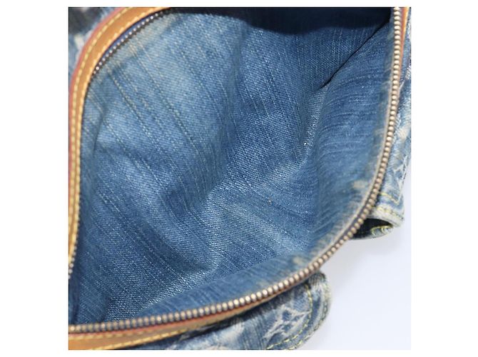 LOUIS VUITTON Monogram Denim Buggy PM Shoulder Bag Blue M95049 LV - vista 26