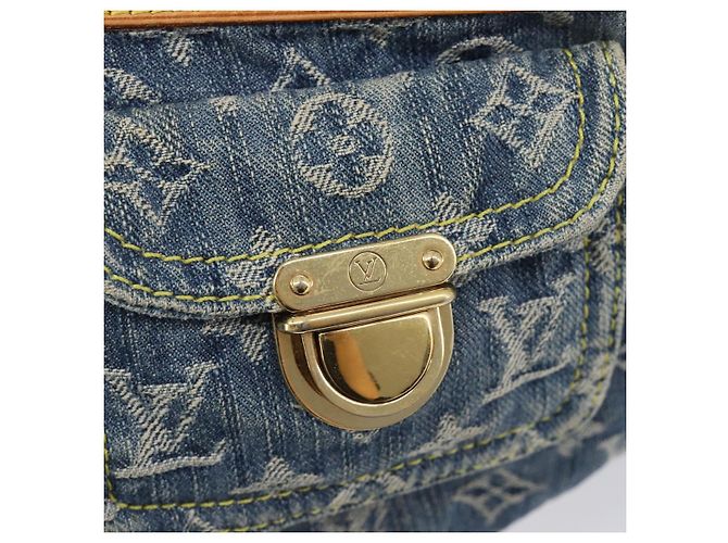 LOUIS VUITTON Monogram Denim Buggy PM Shoulder Bag Blue M95049 LV - vista 27