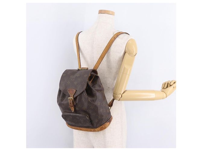 LOUIS VUITTON Monogram Montsouris MM Backpack M51136 LV - vista 32