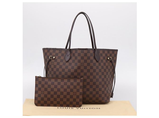 LOUIS VUITTON Damier Ebene Neverfull MM Tote Bag N51105 LV - vista 12