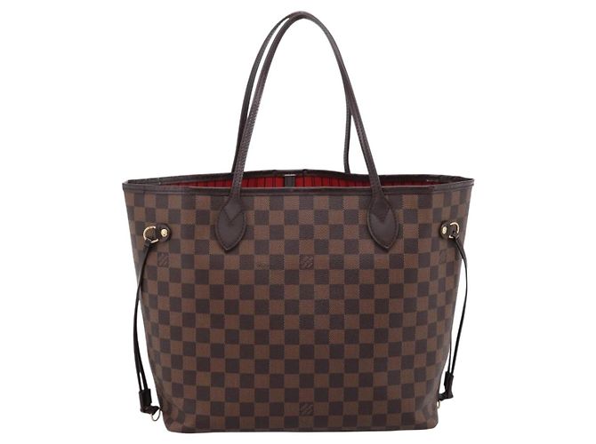 LOUIS VUITTON Damier Ebene Neverfull MM Tote Bag N51105 LV - vista 2