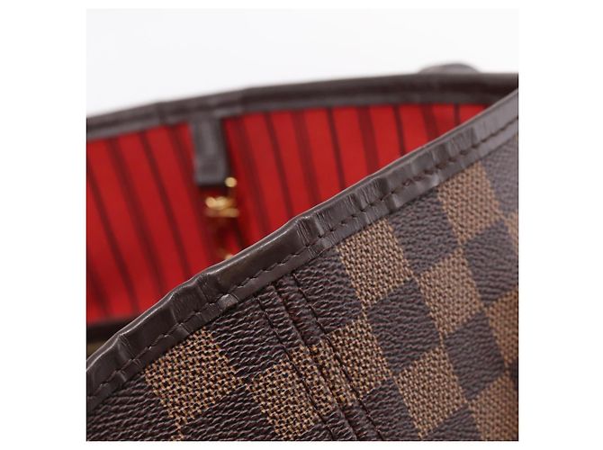 LOUIS VUITTON Damier Ebene Neverfull MM Tote Bag N51105 LV - vista 8