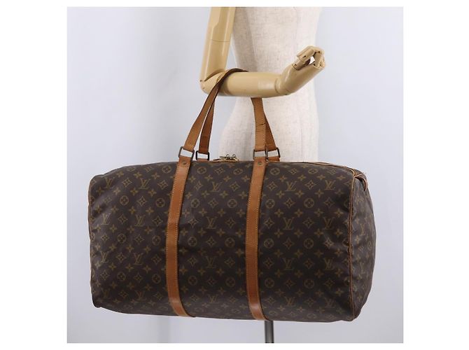 LOUIS VUITTON Monogram Sac Souple 55 Boston Bag M41622 LV - vista 28