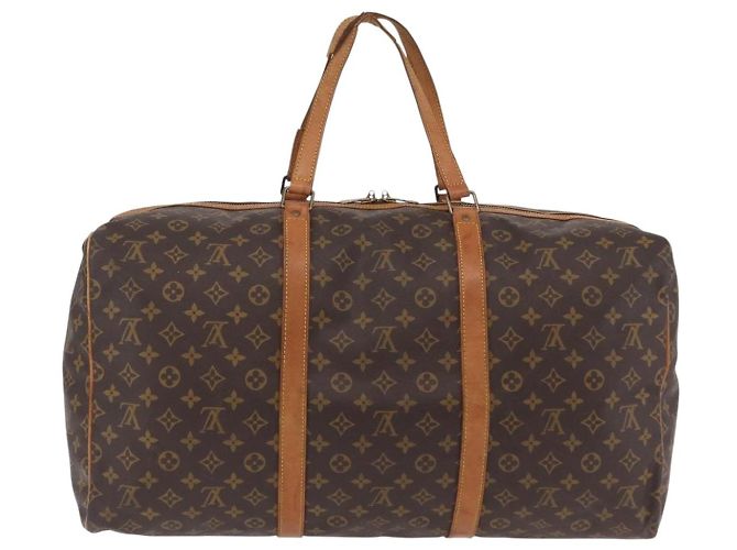 LOUIS VUITTON Monogram Sac Souple 55 Boston Bag M41622 LV - vista 3