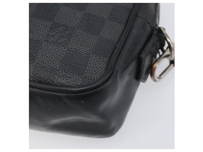 LOUIS VUITTON Damier Graphite Pochette Casai Clutch Bag N41664 LV - vista 14