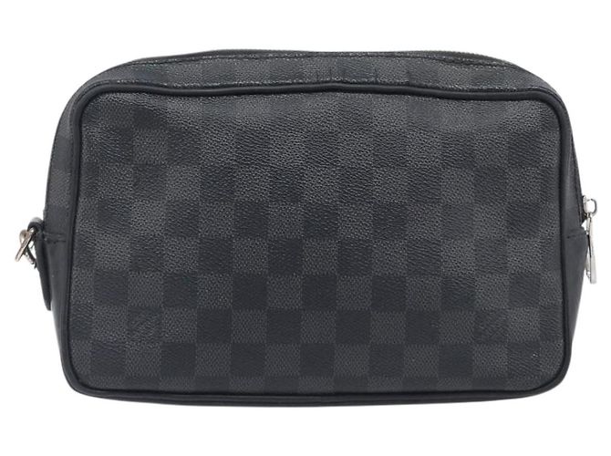 LOUIS VUITTON Damier Graphite Pochette Casai Clutch Bag N41664 LV - vista 2