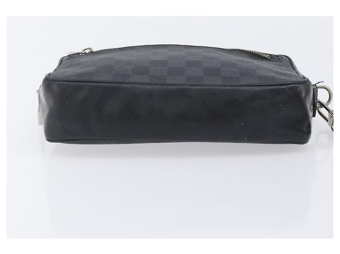 LOUIS VUITTON Damier Graphite Pochette Casai Clutch Bag N41664 LV - vista 5