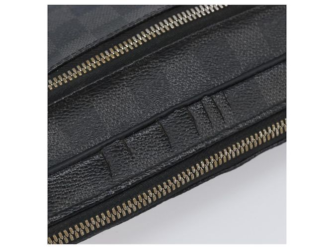 LOUIS VUITTON Damier Graphite Pochette Casai Clutch Bag N41664 LV - vista 7