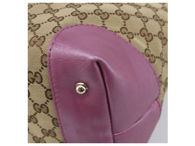 GUCCI GG Canvas Shoulder Bag Beige Gold 269958 - vista 15