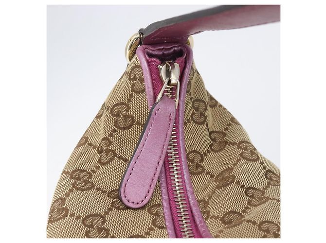 GUCCI GG Canvas Shoulder Bag Beige Gold 269958 - vista 18