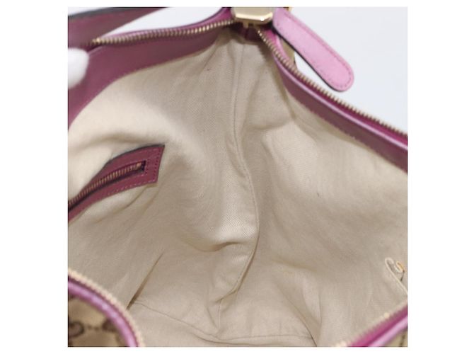 GUCCI GG Canvas Shoulder Bag Beige Gold 269958 - vista 20